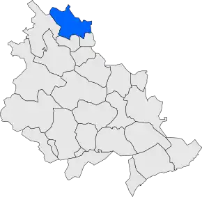 Poziția localității Amer