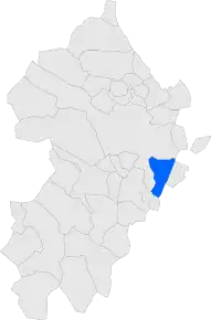 Poziția localității Artesa de Lleida