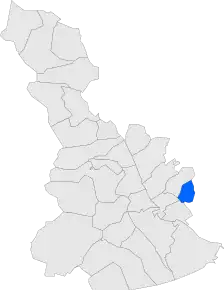 Poziția localității Esplugues de Llobregat