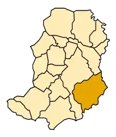 Poziția localității Beseit