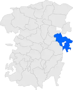 Poziția localității Borredà