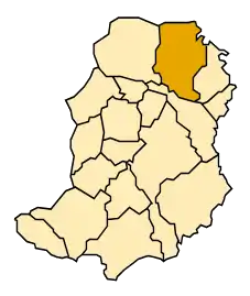 Poziția localității Calaceit