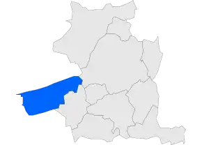 Poziția localității Calders