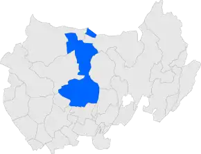 Poziția localității Camarasa