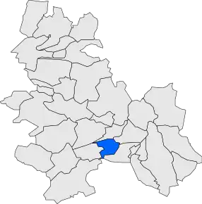 Poziția localității Carme