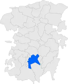 Poziția localității Casserres