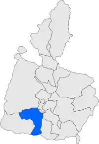 Poziția localității Castell de Mur