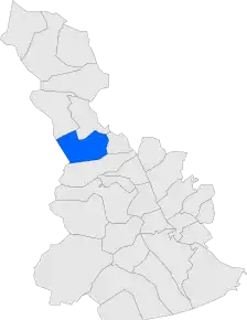 Poziția localității Castellví de Rosanes