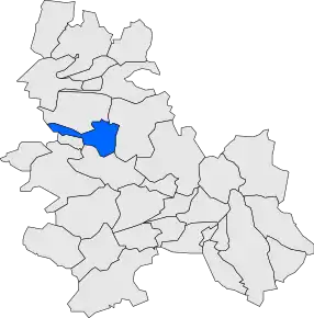 Poziția localității Copons