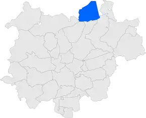 Poziția localității Gaià