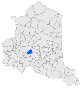 Poziția localității Llupia