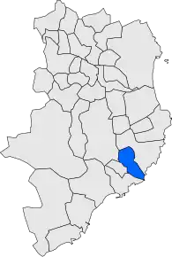 Poziția localității Mont-ras