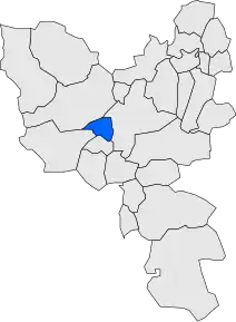 Poziția localității Salt