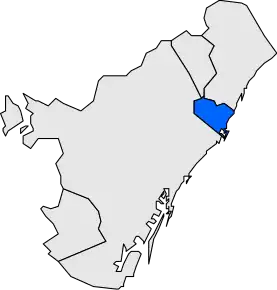 Poziția localității Sant Adrià de Besós