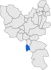 Poziția localității Sant Andreu Salou