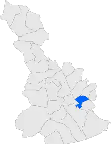 Poziția localității Sant Joan Despí