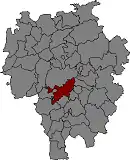 Poziția localității Vic