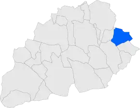 Poziția localității Espluga Calba