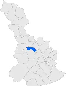 Poziția localității La Palma de Cervelló