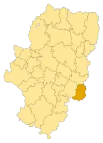 Poziția localității Matarranya