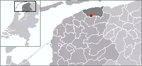 Poziția localității Dokkum