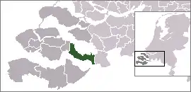 Poziția localității Reimerswaal