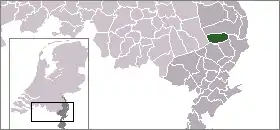 Poziția localității Sevenum