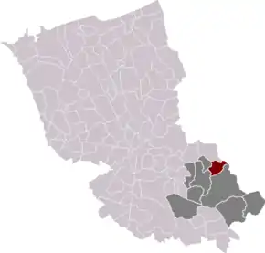 Poziția localității Saint-Jans-Cappel