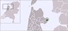 Poziția localității Stede Broec