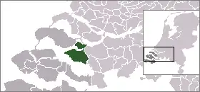 Poziția localității Tholen