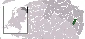 Poziția localității Pekela