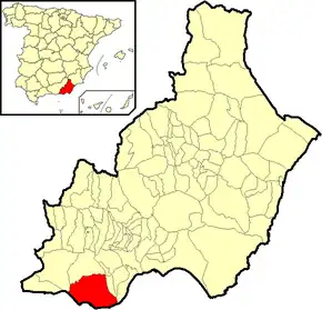 Poziția localității El Ejido