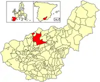 Poziția localității Iznalloz