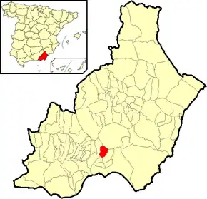 Poziția localității Rioja