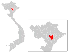 Poziția localității Hanoi