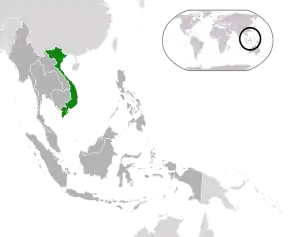 Localizarea &nbsp;Vietnam&nbsp;&nbsp;(verde)in ASEAN&nbsp;&nbsp;(verde închis)&nbsp; —&nbsp; [Legendă]