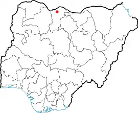 Poziția localității Katsina