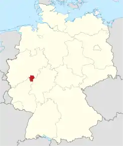 Poziția localității Siegerland