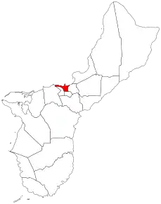 Poziția localității Hagåtña