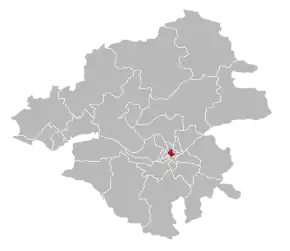 Poziția localității Cantonul Nantes-1
