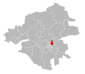 Poziția localității Cantonul Nantes-7