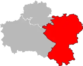 Arondismentul Montargis în cadrul departamentului Loiret