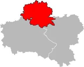 Arondismentul Pithiviers în cadrul departamentului Loiret