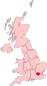 Poziția localității Londra