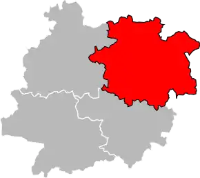 Arondismentul Villeneuve-sur-Lot în cadrul departamentului Lot-et-Garonne