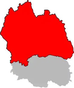 Arondismentul Mende în cadrul departamentului Lozère