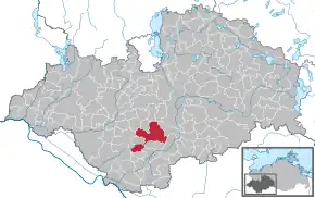 Poziția localității Ludwigslust