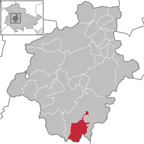 Poziția  Luisenthal pe harta districtului Gotha