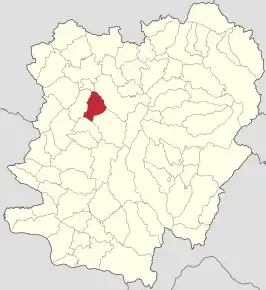 Poziția localității Clocotici