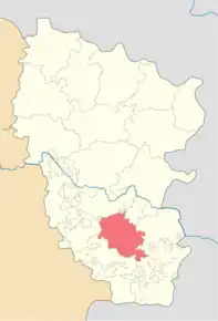 Poziția localității Lutuhîne